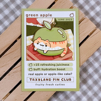 Green Apple Pin