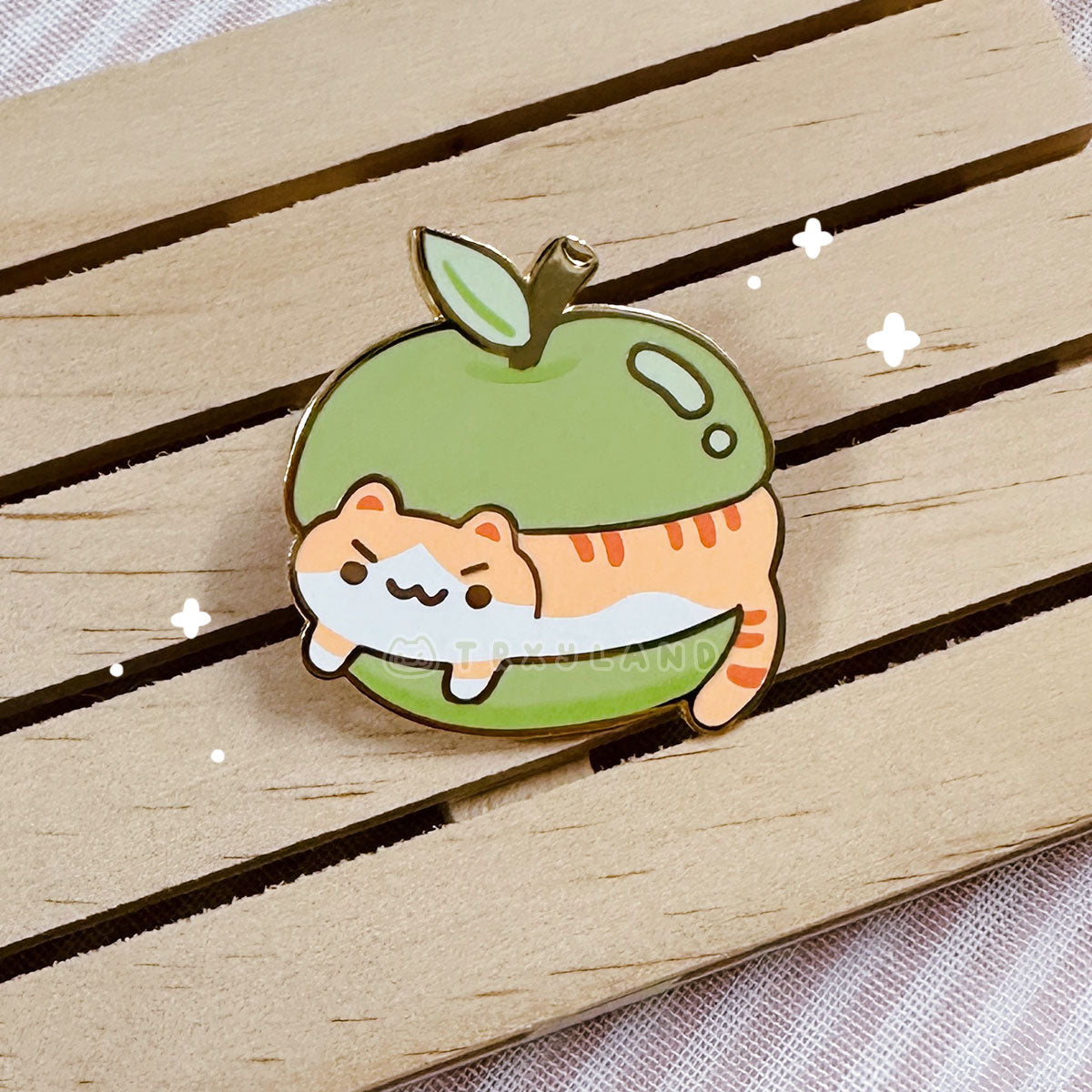 Green Apple Pin