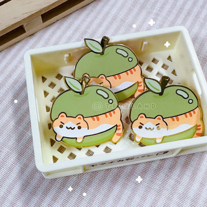 Green Apple Pin