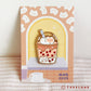 Milk Foam Boba Pin