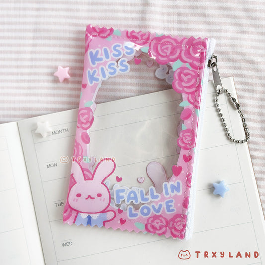 Kiss Kiss Fall in Love Clear Photocard Pouch
