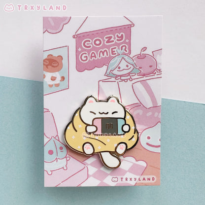 Purrito Gamer Kitty A Enamel Pin