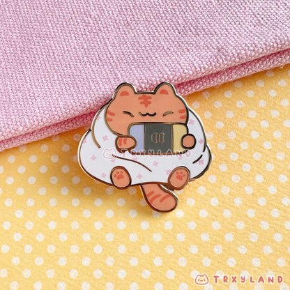 Purrito Gamer Kitty B Enamel Pin