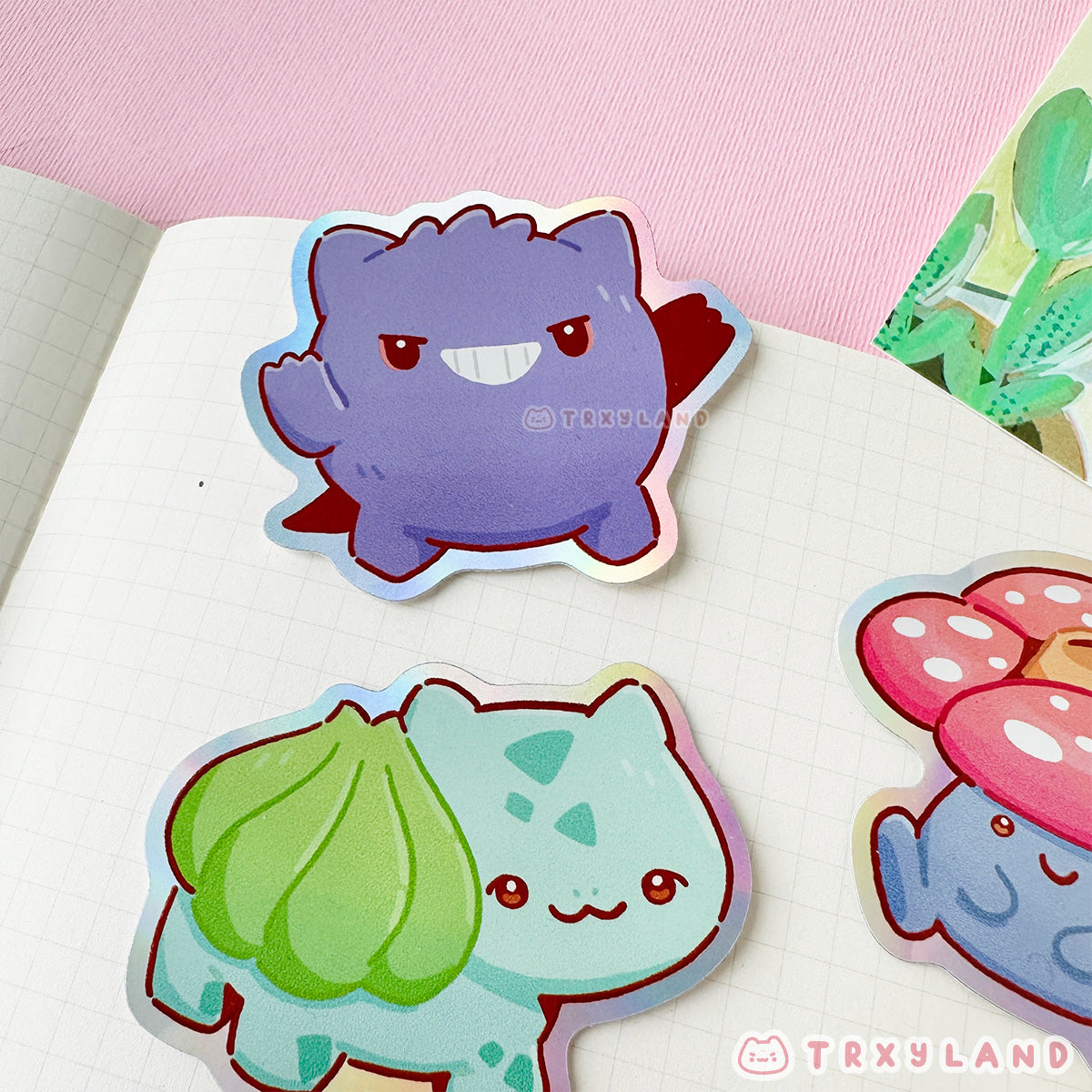 Poison Type Mons Vinyl Sticker Pack