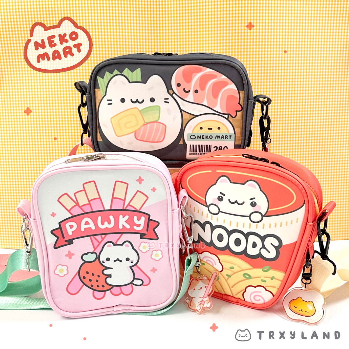 Noods Sling Bag - Neko mart series