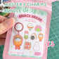 [3-Pack] Snack Break Mystery Enamel Charm - Neko Mart Series