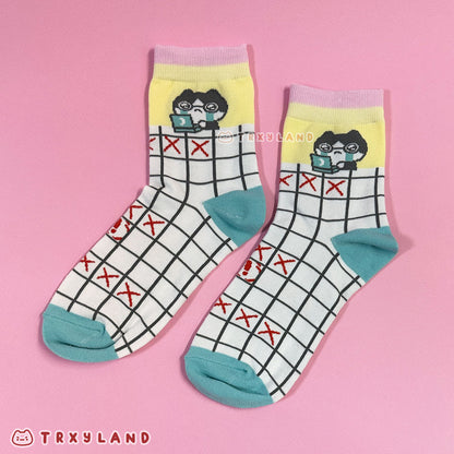 9 to 5 Kitty Socks