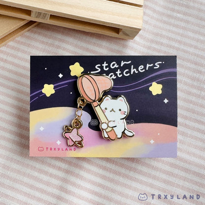 Star Keeper Chain-link Enamel Pin