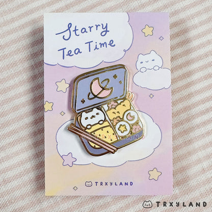 Starry Bento Enamel Pin V2 Sakura Edition