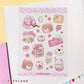 Sakura Snacks Clear Sticker Sheet