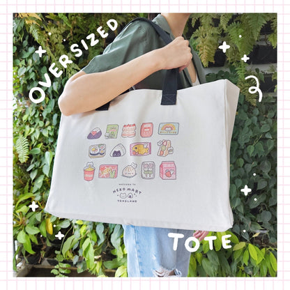 Neko Mart Tote Bag V2 / Oversized Tote