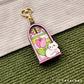 Window Watcher Kitty Wood Charm
