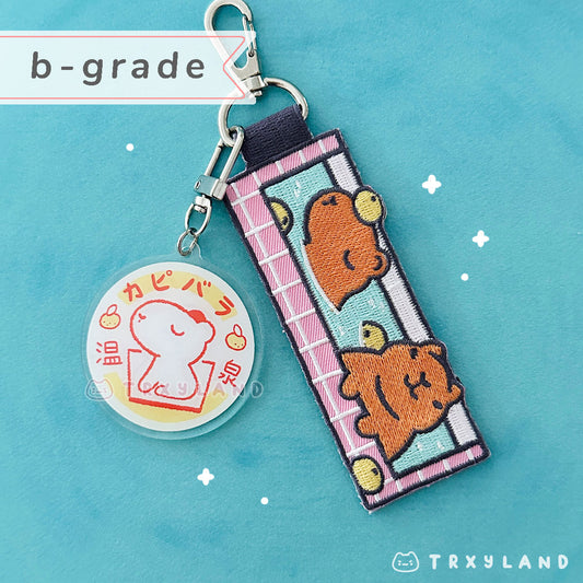 B-grade Embroidery Keyring & Charm