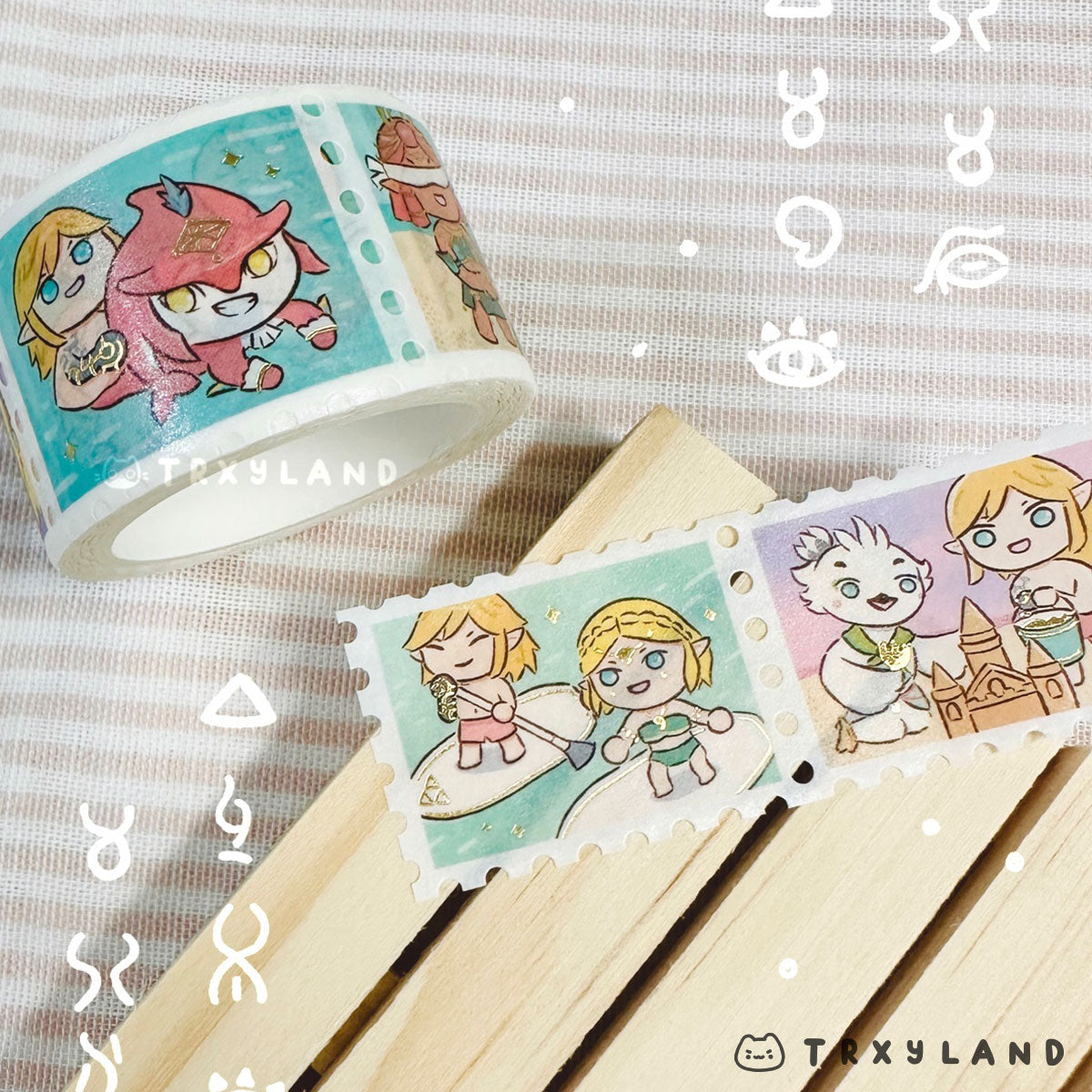 Link's Vacation Stamp Washi Tape