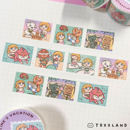Link's Vacation Stamp Washi Tape