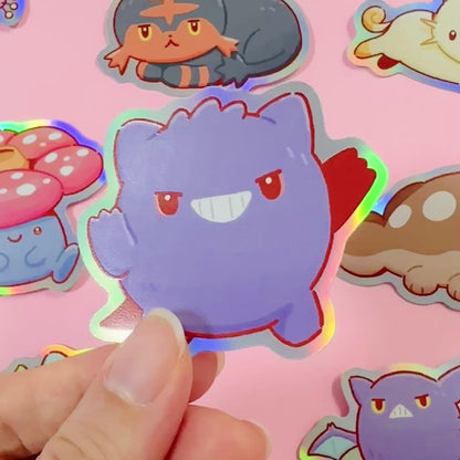 Kitty Type Mons Vinyl Sticker Pack