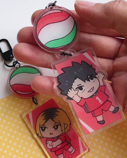 HQ Spinning Charm - Kuroo OR Kenma
