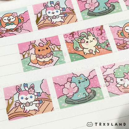 Garden Friends Foil Stamp Washi Tape