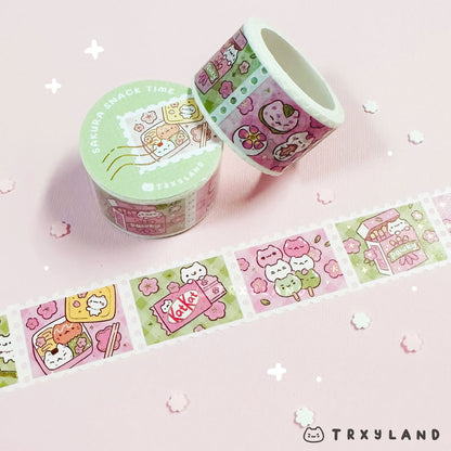 Sakura Snack Time Foil Stamp Washi Tape