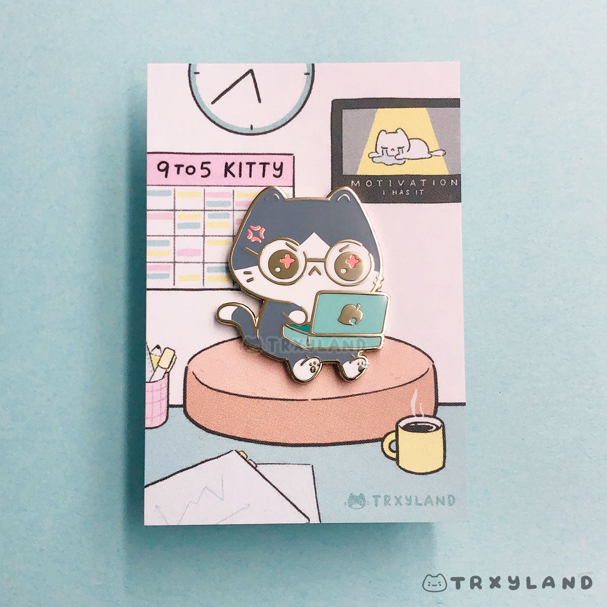 Angy Email Enamel Pin