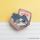 9 To 5 Kitty Series SUPER Bundle - 3 Enamel Pins + Clear Foil Washi