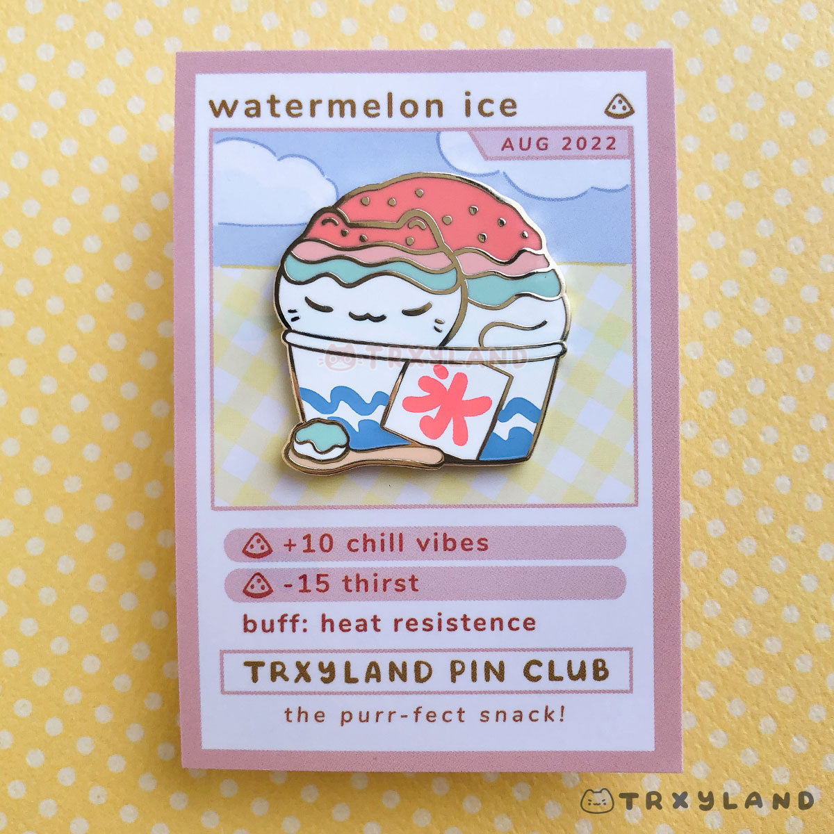 Watermelon Ice Pin