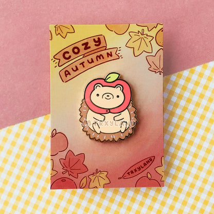 Hedgehog Enamel Pin