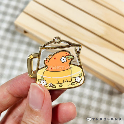 Teapot Capy Enamel Pin