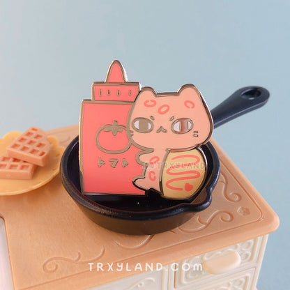 Omurice Enamel Pin