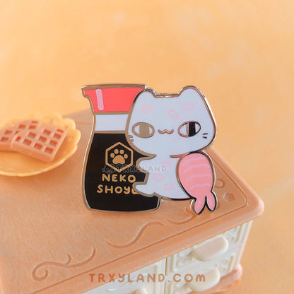 Shrimp Sushi Enamel Pin