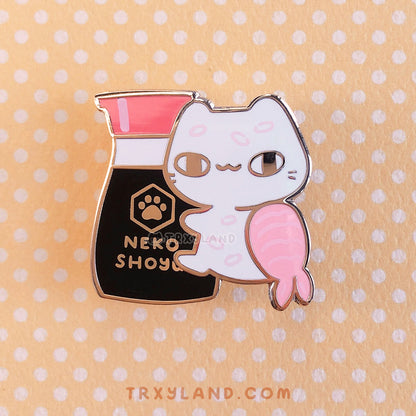 Shrimp Sushi Enamel Pin