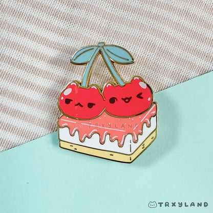 Cherry Date Pin