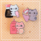 Foodie Friends SUPER Bundle - 3 Enamel Pins + Foil Stamp Washi Tape