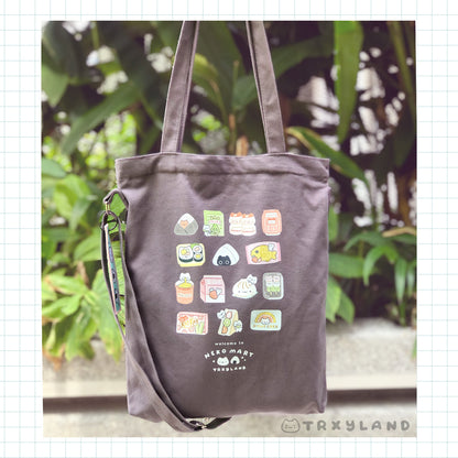 Neko Mart Tote Bag (Gray)