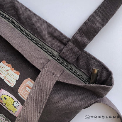 Neko Mart Tote Bag (Gray)