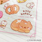 Kitty Bakery Clear Sticker Sheet