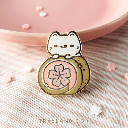 Matcha Roll Enamel Pin