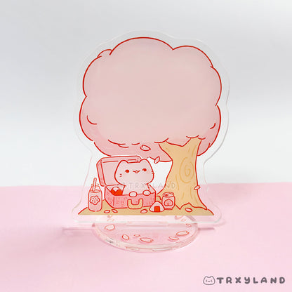 Sakura Picnic Memo Stand