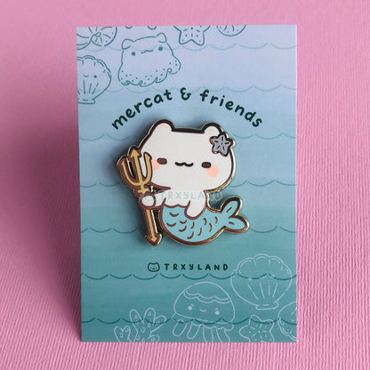 Mercat Enamel Pin