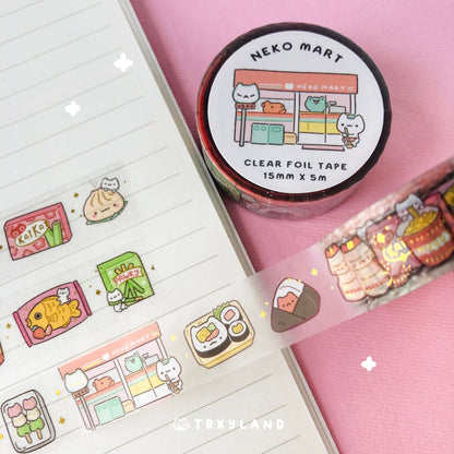 Neko Mart Clear Foil Tape
