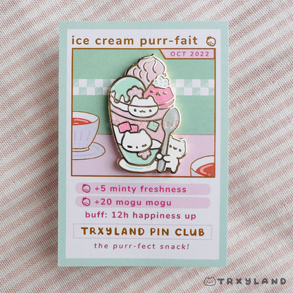 Ice Cream Purr-fait Pin