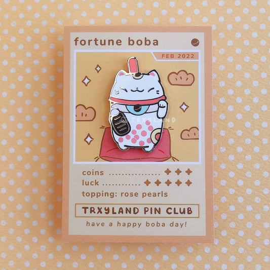 Fortune Boba Pin