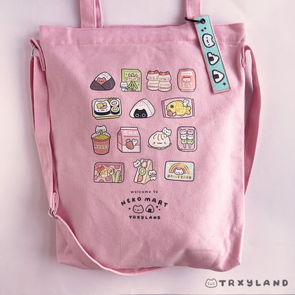 Neko Mart Tote Bag (Pink)