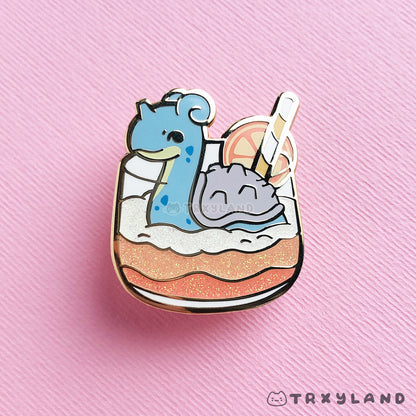 Surfer Lapras Enamel Pin