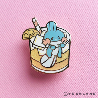 Surfer Mudkip Enamel Pin