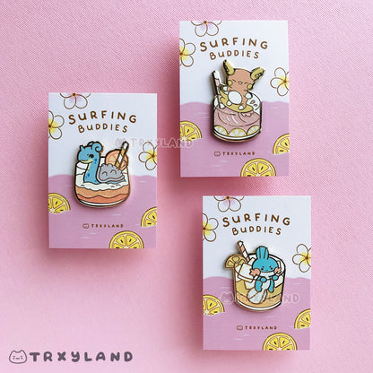 Surfer Lapras Enamel Pin