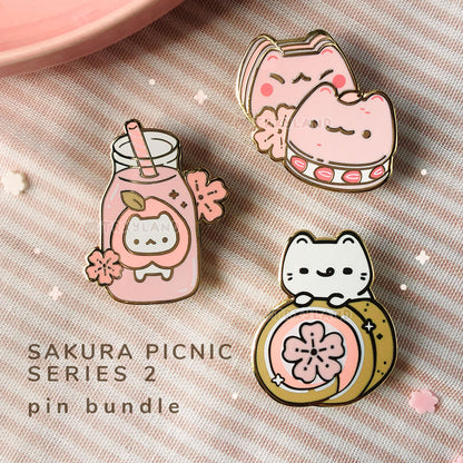 Sakura Picnic Series 2 Bundle - Enamel Pins