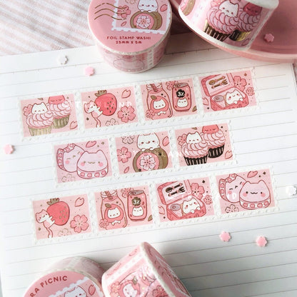 Sakura Picnic Series 2 Foil Stamp Washi Tape