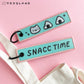 Snacc Time Fabric Keyring