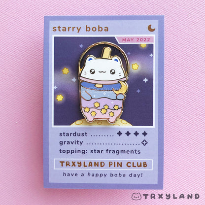Starry Boba Pin